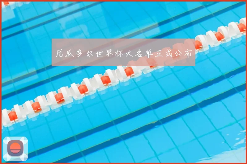 厄瓜多尔世界杯大名单正式公布